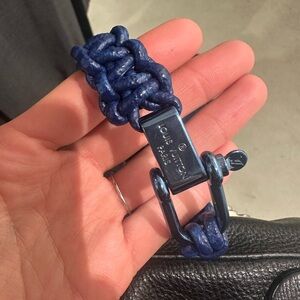 Louis Vuitton Navy Blue Chain Bracelet